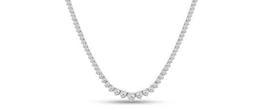 14kt White Gold 5.75 CTW Diamond Necklace