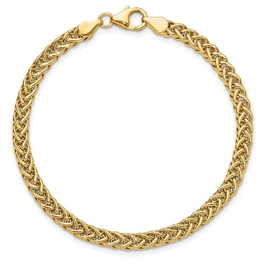 14kt Yellow Gold Polished Fancy Link Bracelet