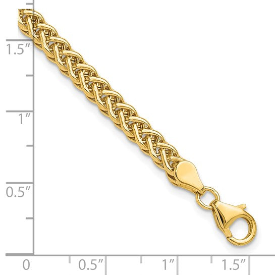 14kt Yellow Gold Polished Fancy Link Bracelet