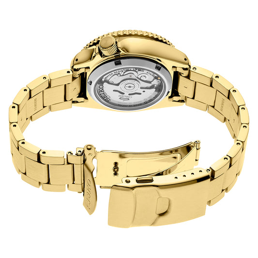 Seiko 5 Sports SRPK20 Men's Automatic Gold-Tone Watch