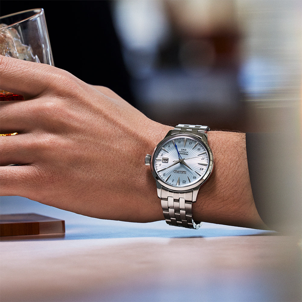 Seiko Presage Men's Automatic GMT Watch