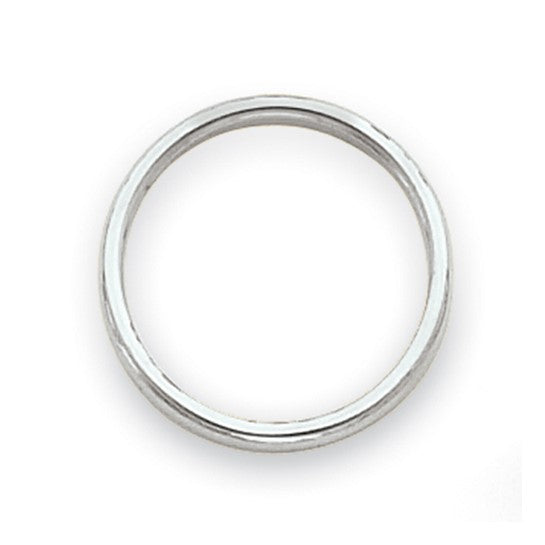 14kt White Gold Polished 2mm Stackable Band Size 7