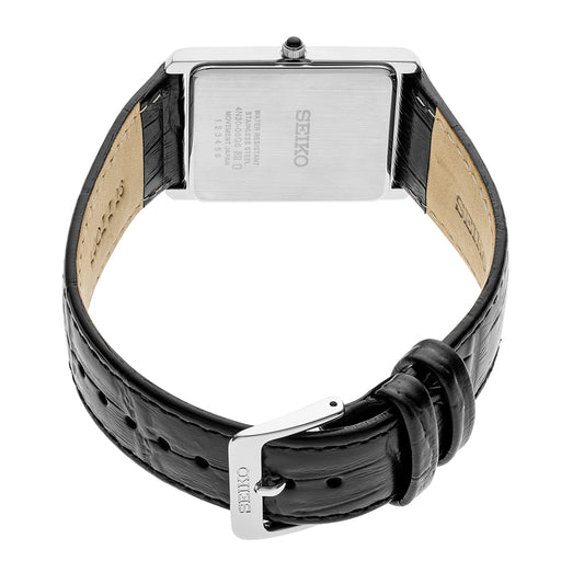 SEIKO Essentials Sterling Silver Quartz White Dial Watch