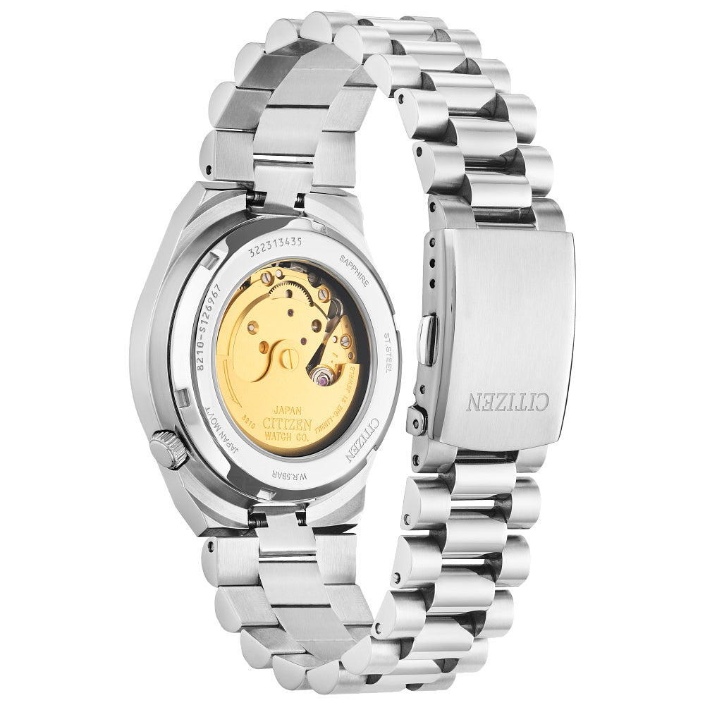 Citizen Tsuyosa Yellow Dial and Stainless Steel Bracelet Watch 40mm NJ0150-56Z