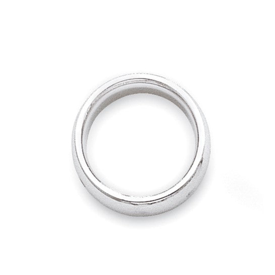 10kt White Gold 3mm Standard Weight Comfort Fit Wedding Band Size 12.5