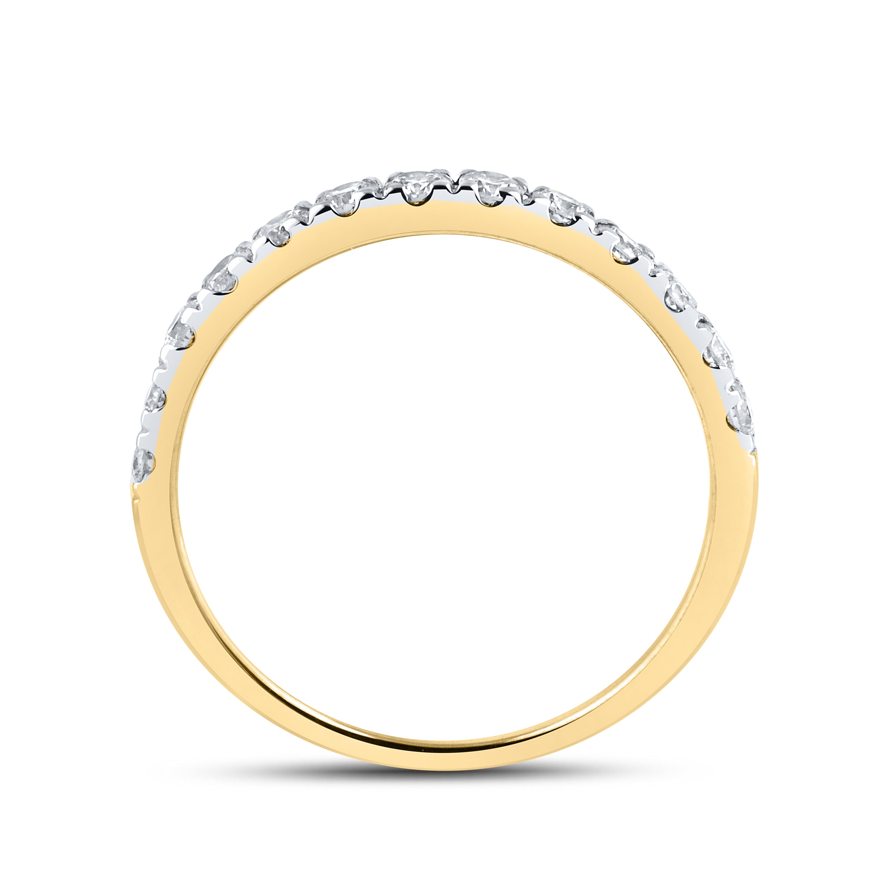 10kt Yellow Gold 0.49 CTW Diamond Wedding Band