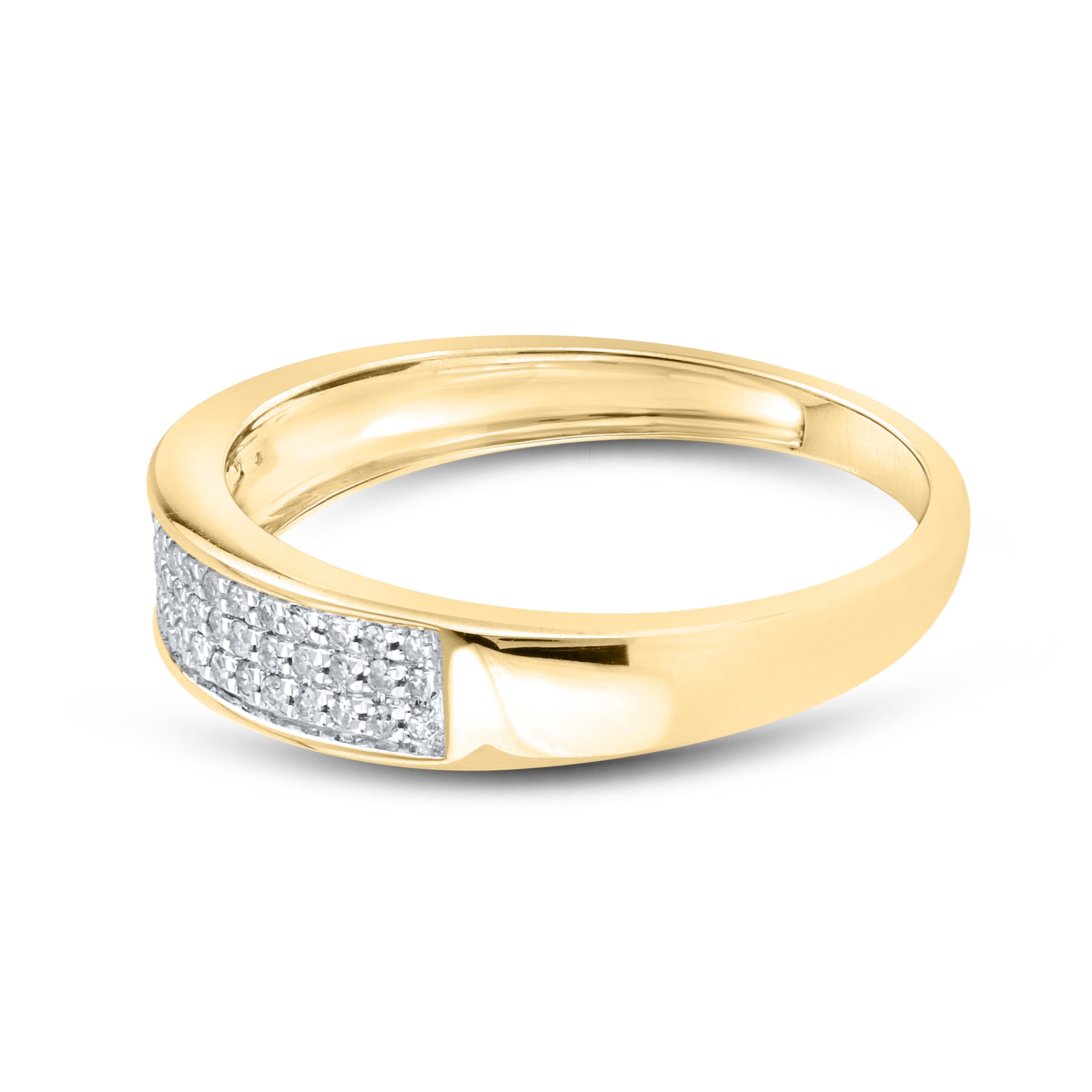 14kt Yellow Gold 0.15 CTW Diamond Wedding Band