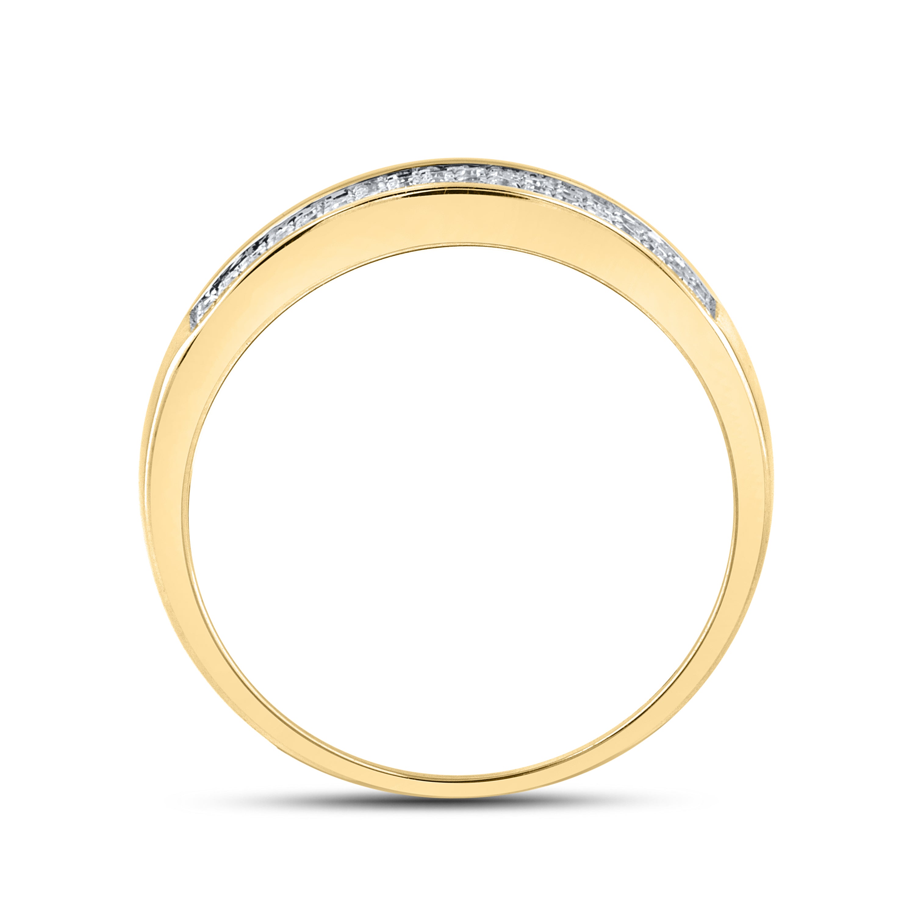 14kt Yellow Gold 0.15 CTW Diamond Wedding Band