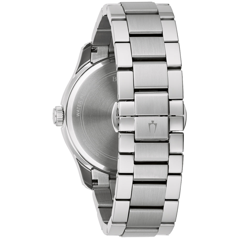 Bulova Men’s 96B386 Chronograph – Stainless Steel Bracelet Blue Dial