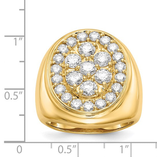 14kt Yellow Gold VS Diamond men's ring