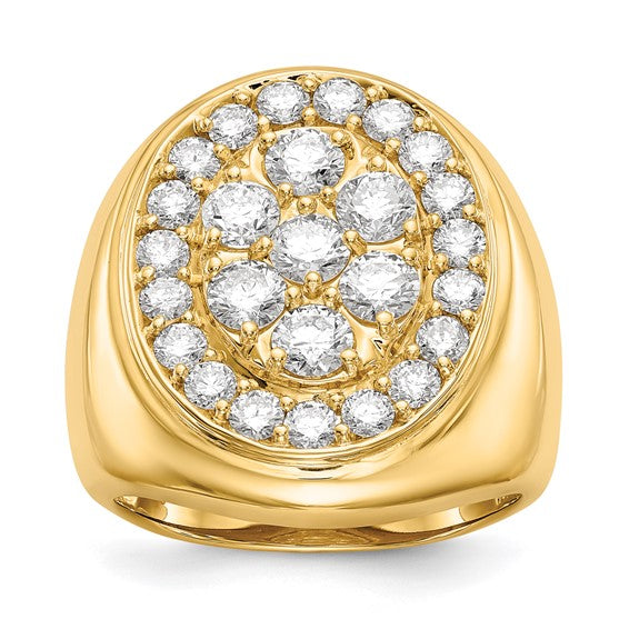 14kt Yellow Gold VS Diamond men's ring