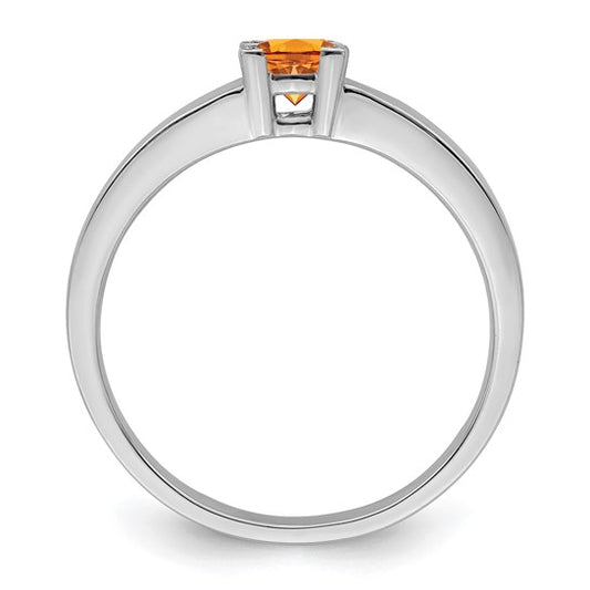 14KT White Gold Family Jewelry Diamond Semi-Set Ring