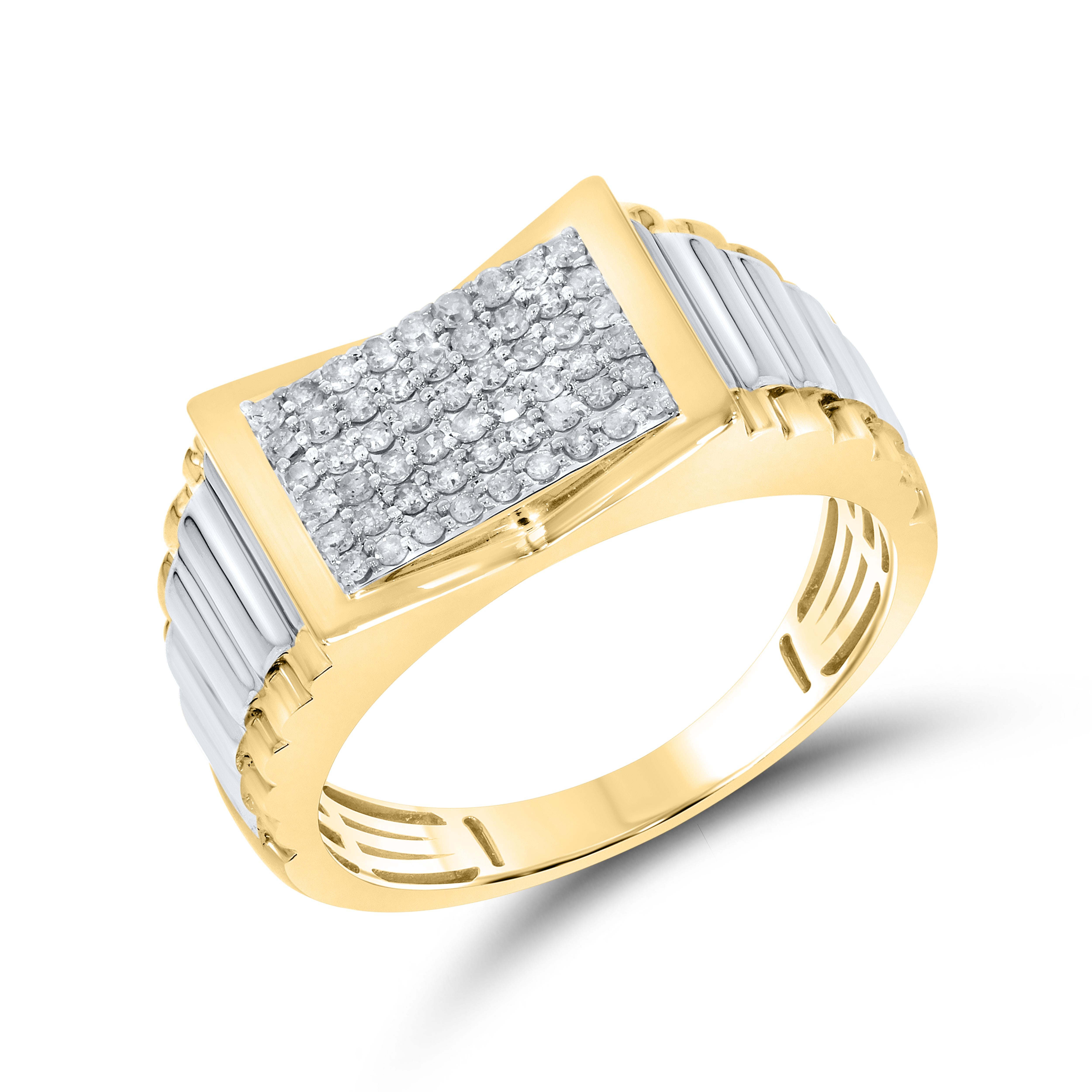 10kt Yellow Gold 0.45 ctw Diamond Men’s Ring