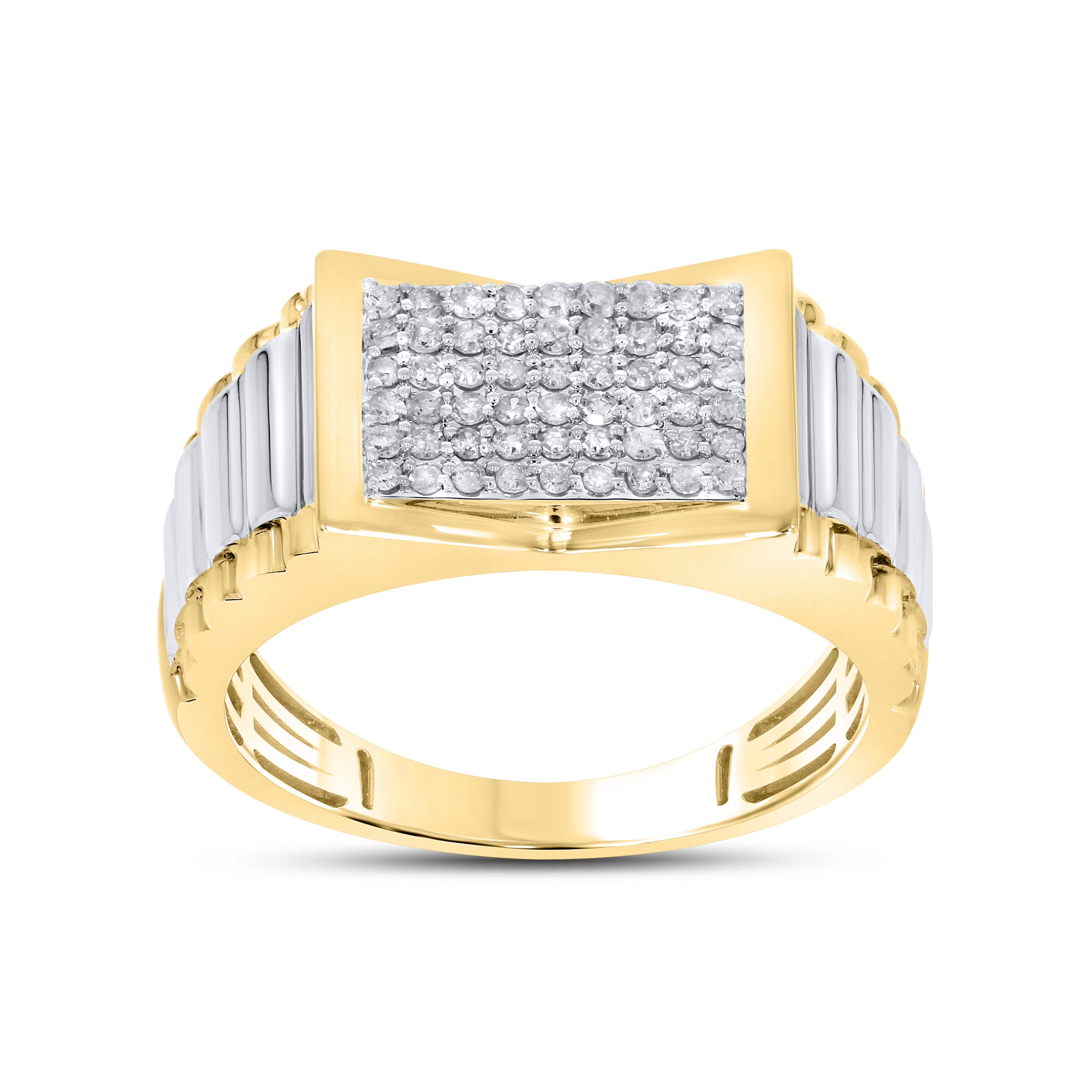 10kt Yellow Gold 0.45 ctw Diamond Men’s Ring