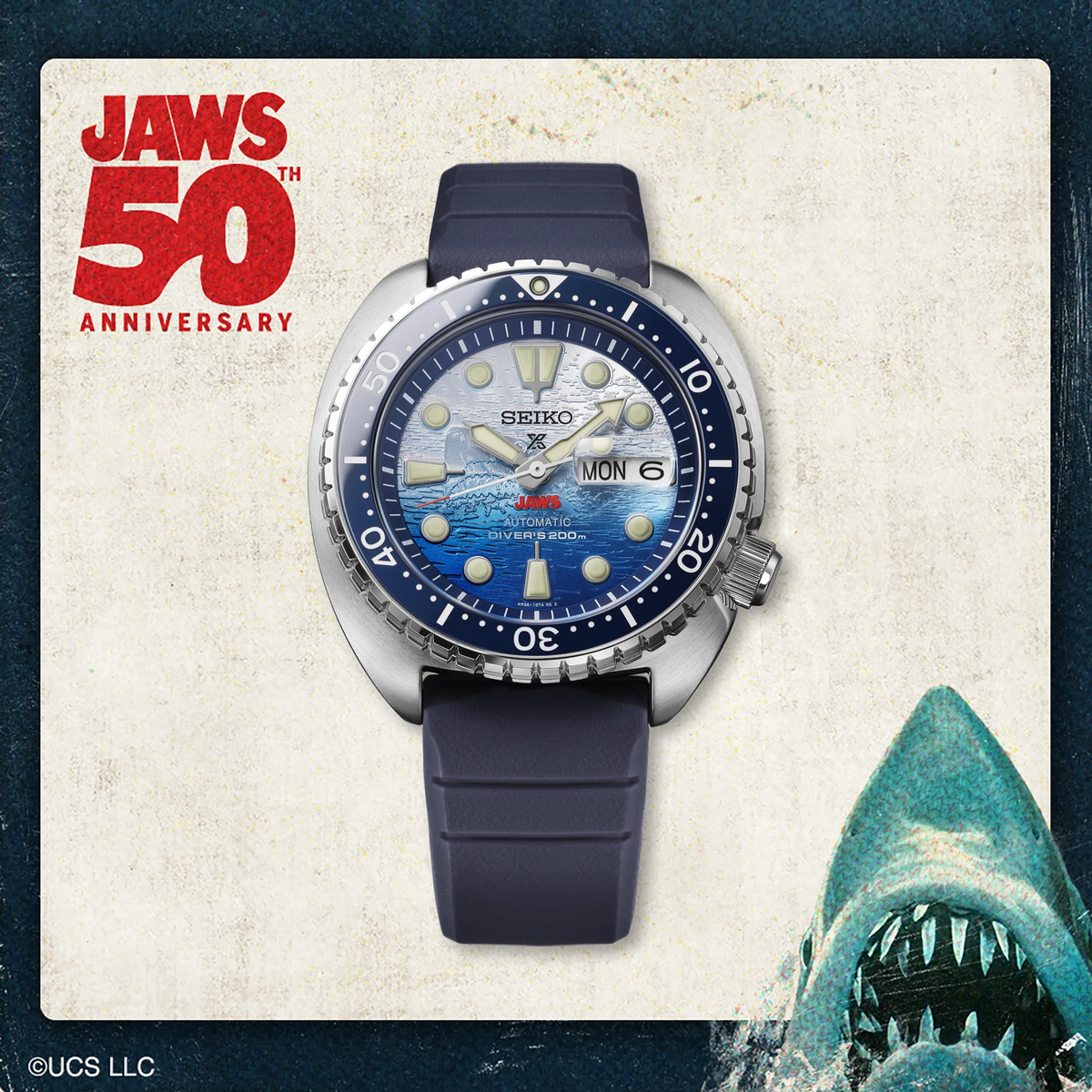 Seiko Jaws 50th Anniversary Limited Edition SRPL81