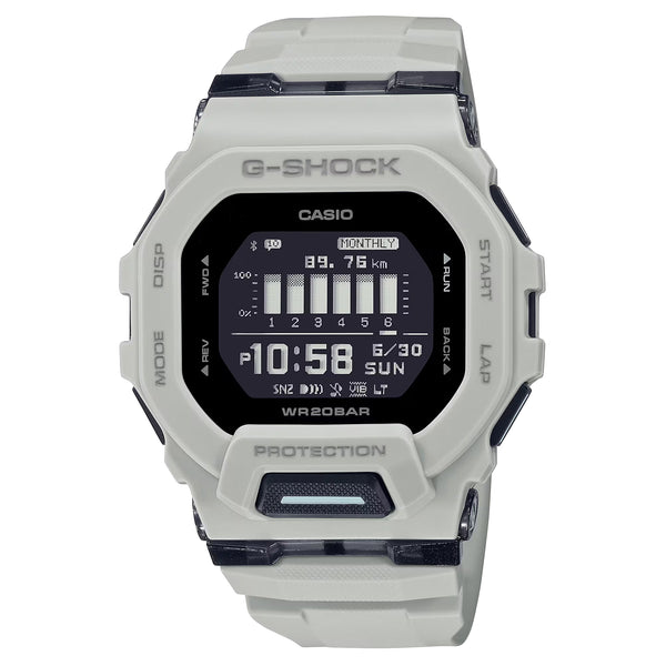 CASIO G-Shock G-Squad GBD-200 Series White Resin Watch | GBD200UU-9