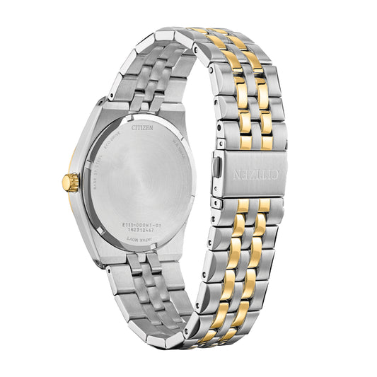 Citizen Corso Men Black Stainless Steel Watch
