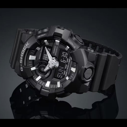 Casio Casio GA700-1B Men's Luxury Watches Black Quartz Ana-Digi Dial Sporty Wrist Watch G-Shock Daily