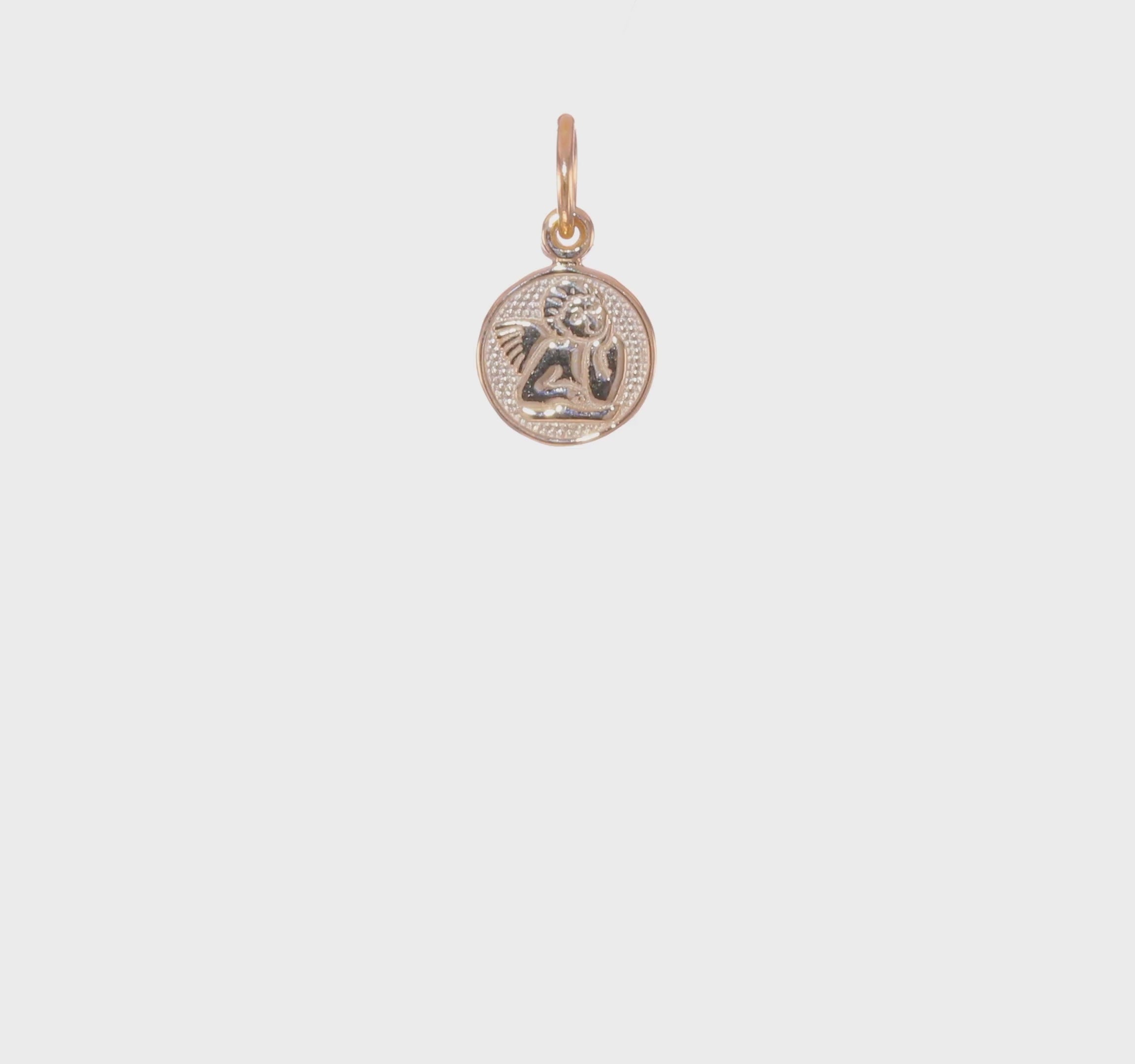 10kt Yellow Gold Angel Charm