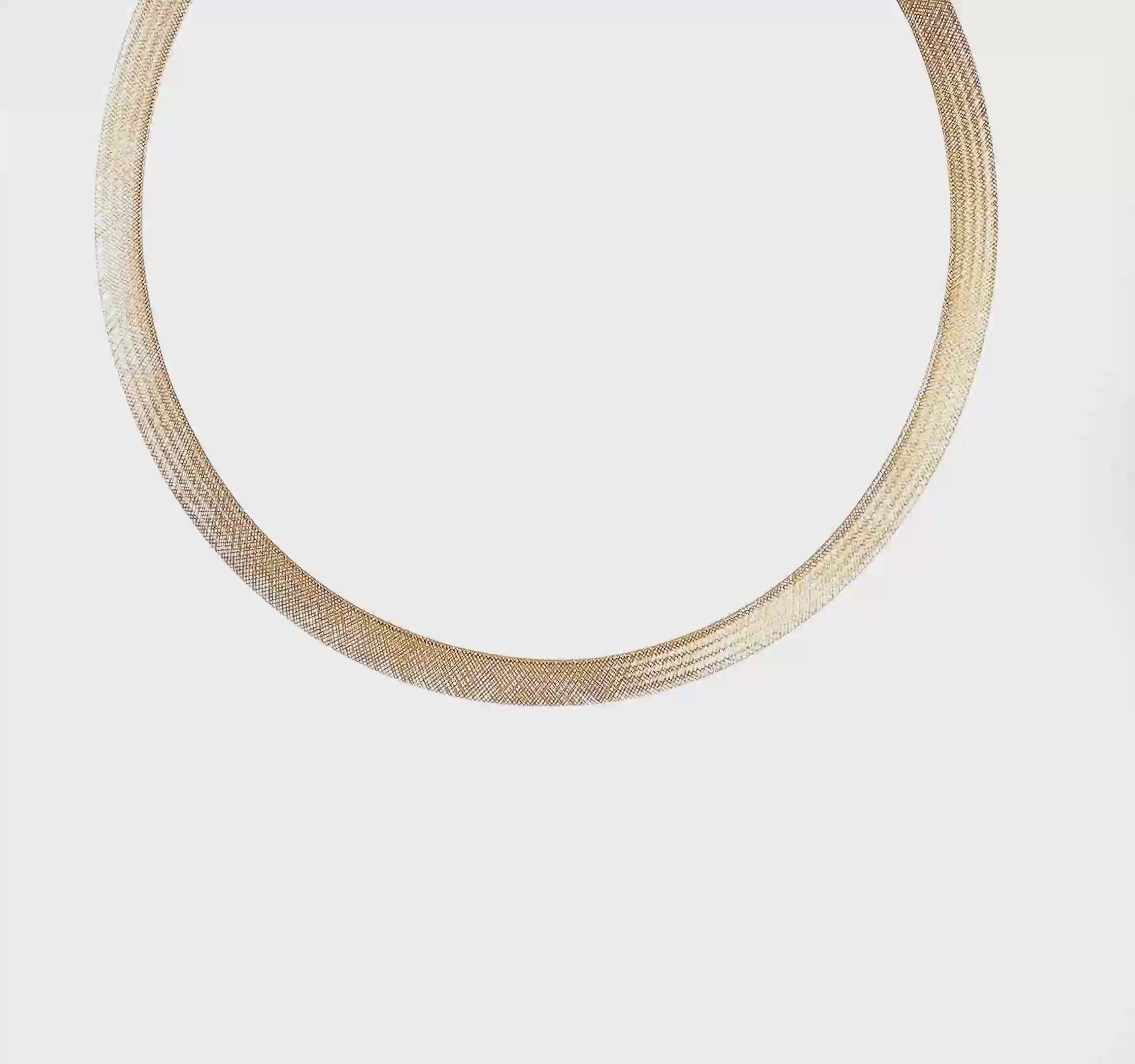 14kt Yellow Gold Polished Mesh Bracelet