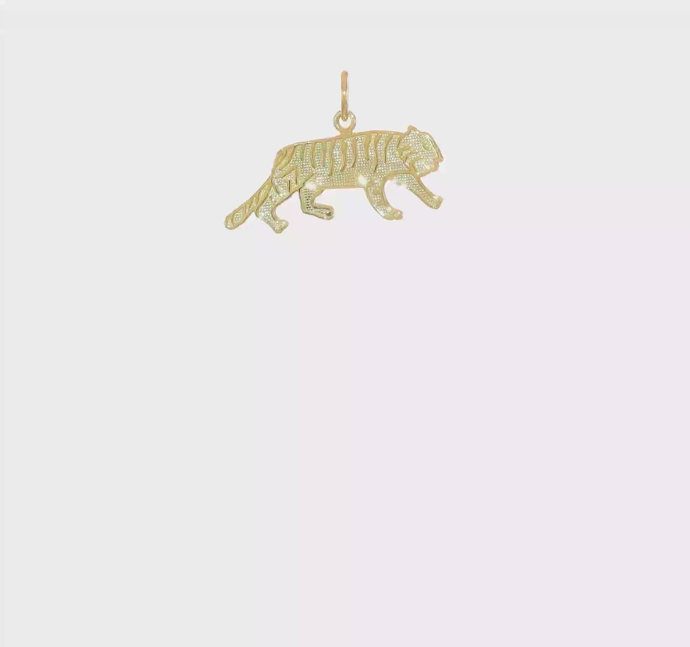 10kt Yellow Gold Tiger Charm