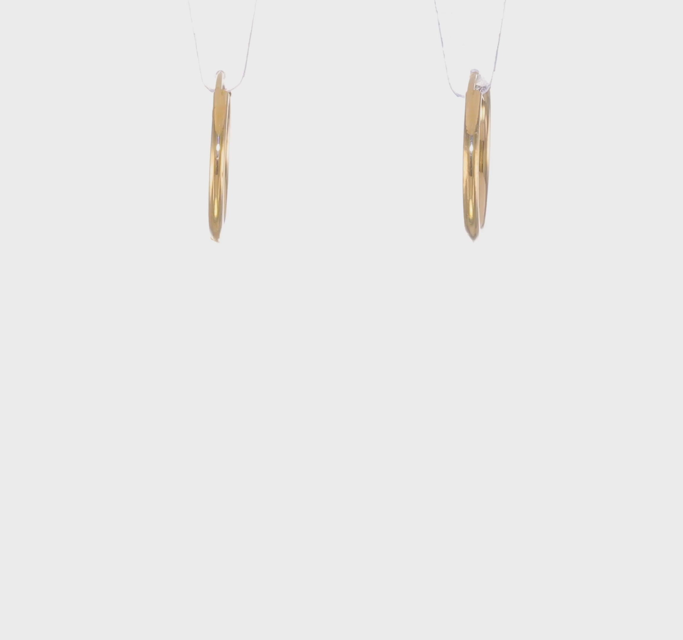 14kt Yellow Gold Madi K Endless Hoop Earrings
