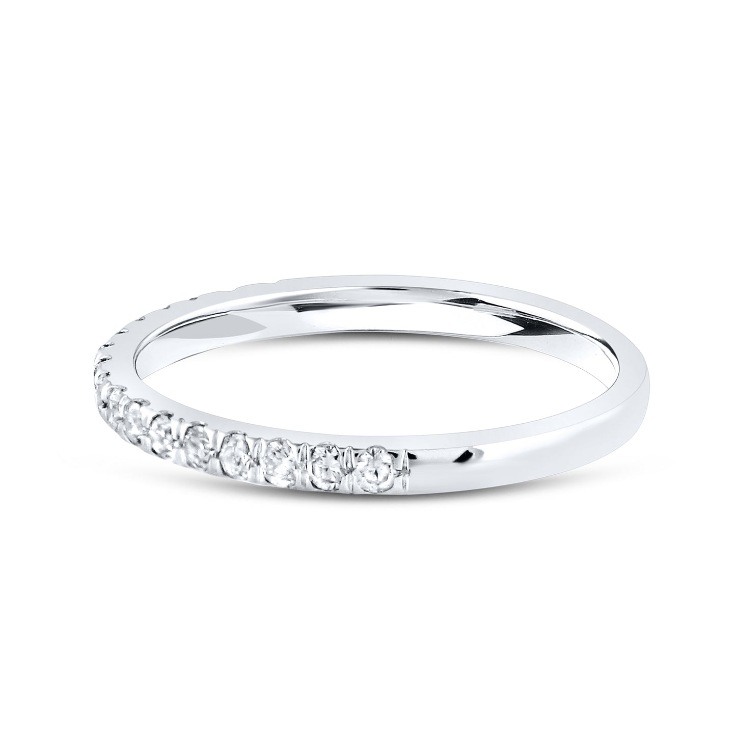 14kt White Gold 1 ctw Natural Diamond Bridal Ring