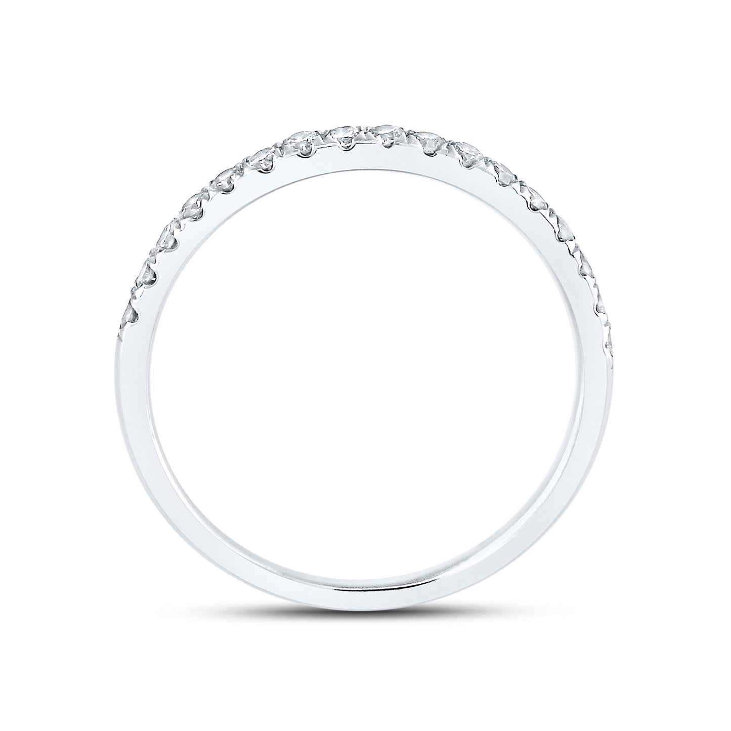 14kt White Gold 1 ctw Natural Diamond Bridal Ring
