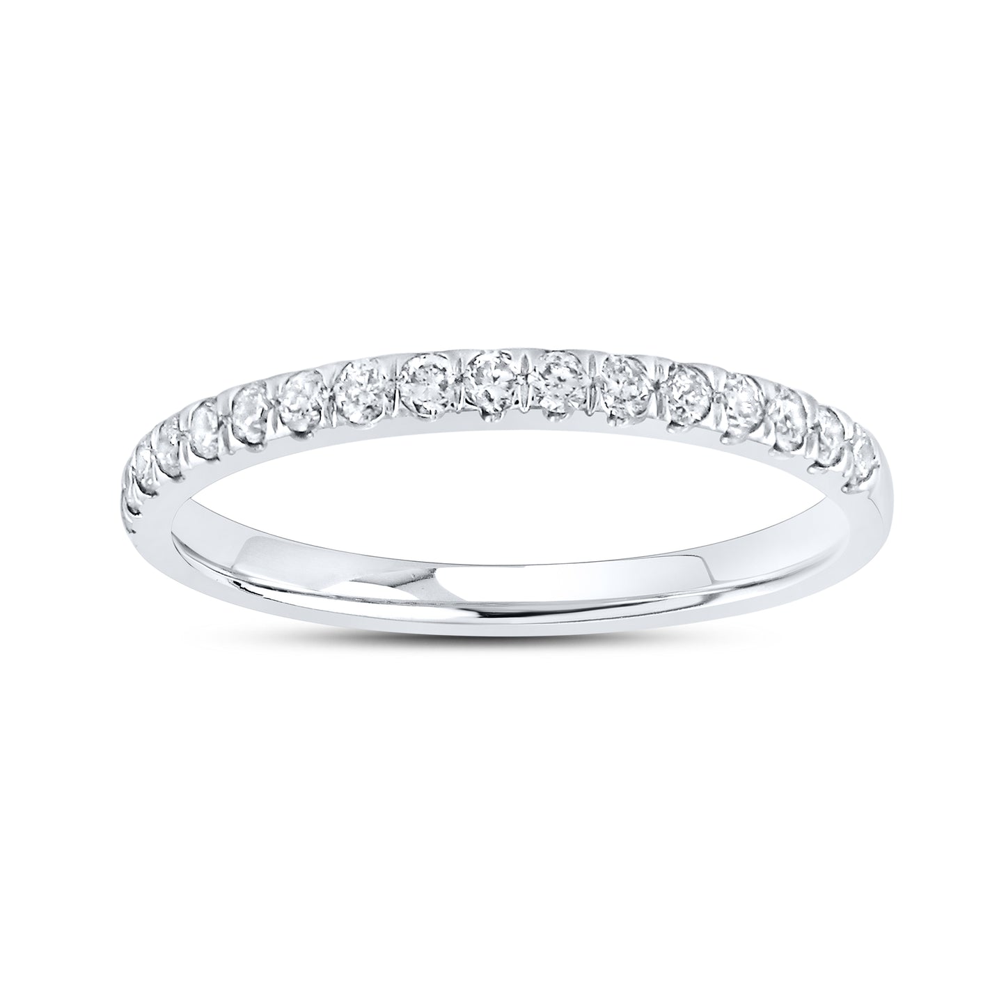 14kt White Gold 1 ctw Natural Diamond Bridal Ring