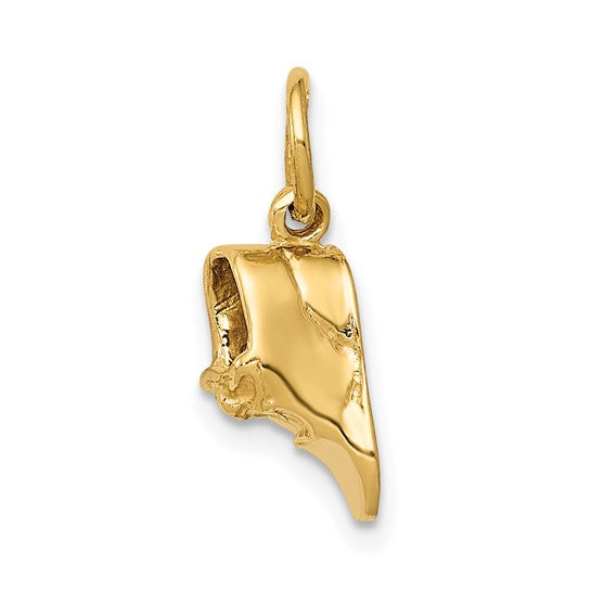 10kt Yellow Gold Single Baby Shoe Charm