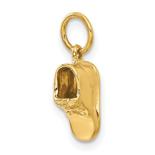 10kt Yellow Gold Single Baby Shoe Charm