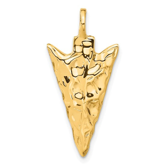 10kt Yellow Gold Arrow Head Charm