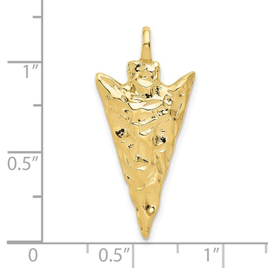 10kt Yellow Gold Arrow Head Charm