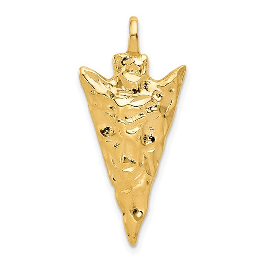 10kt Yellow Gold Arrow Head Charm