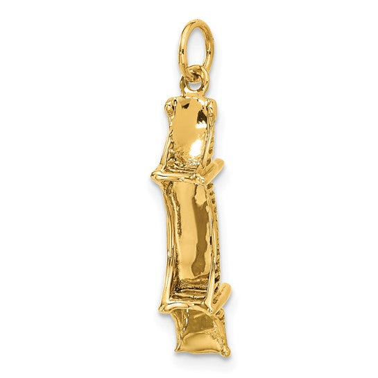 10kt Yellow Gold Mackinac Bridge Charm