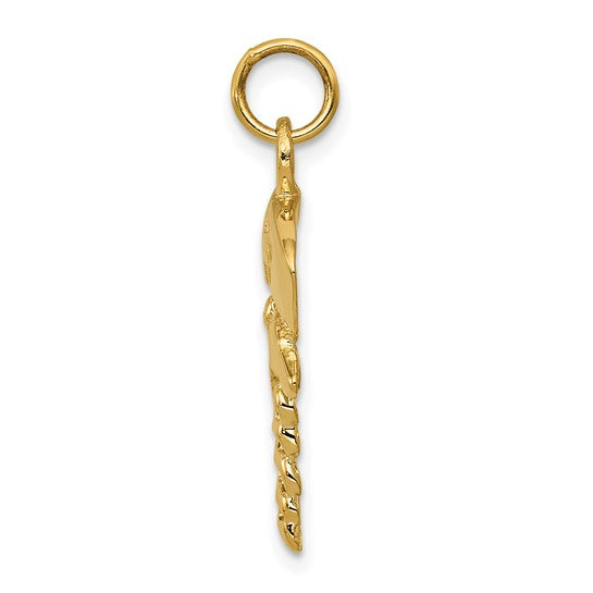 10kt Yellow Gold Nurse Symbol Charm