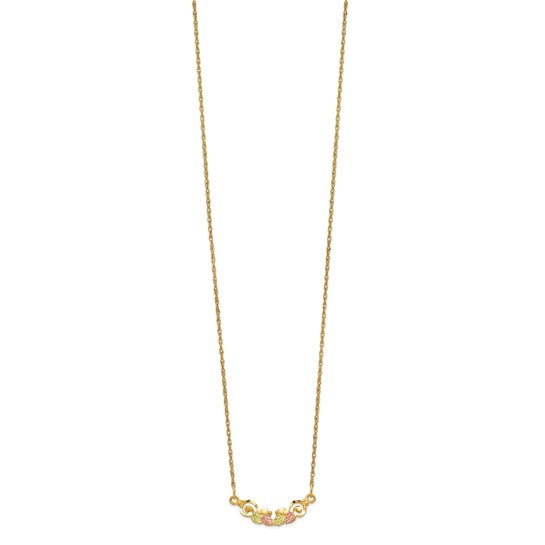 10kt Tri-color Black Hills Gold Necklace