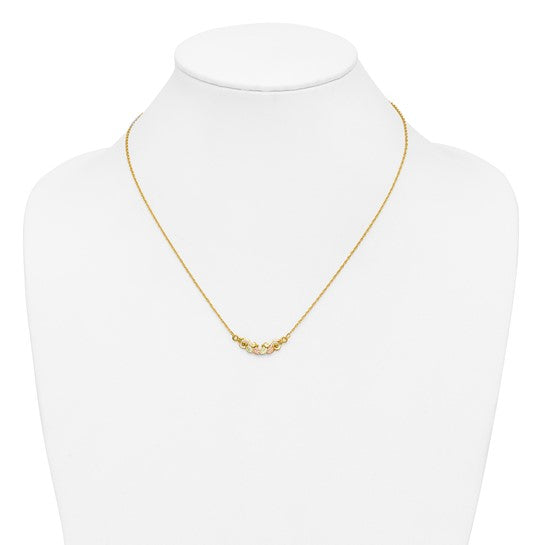10kt Tri-color Black Hills Gold Necklace