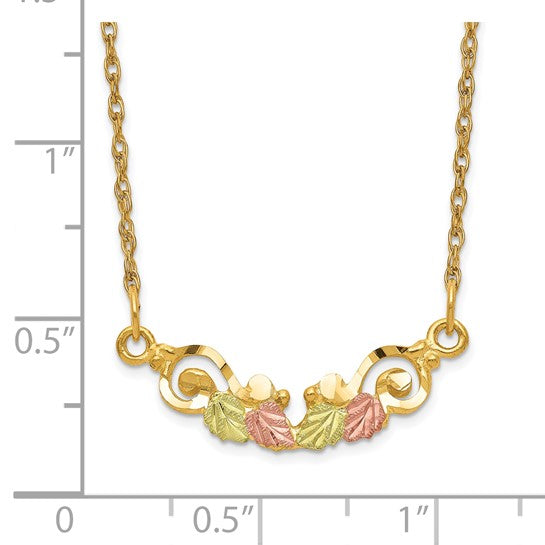 10kt Tri-color Black Hills Gold Necklace