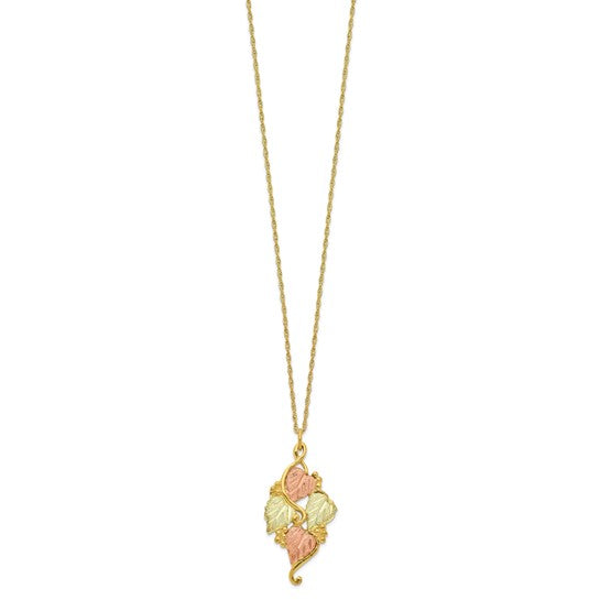 10kt Tri-color Black Hills Gold Necklace