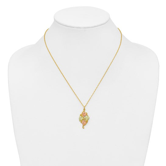 10kt Tri-color Black Hills Gold Necklace