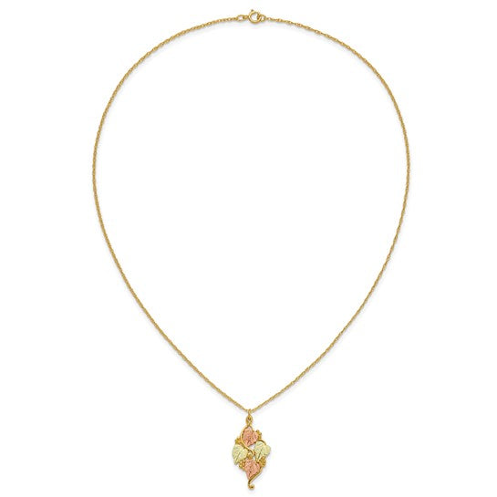 10kt Tri-color Black Hills Gold Necklace