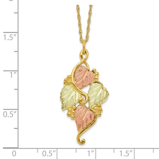10kt Tri-color Black Hills Gold Necklace