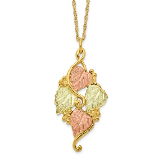 10kt Tri-color Black Hills Gold Necklace