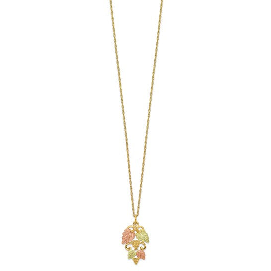 10kt Tri-color Black Hills Gold Necklace