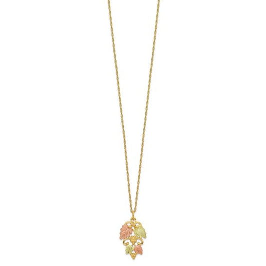 10kt Tri-color Black Hills Gold Necklace