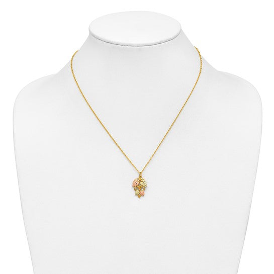 10kt Tri-color Black Hills Gold Necklace