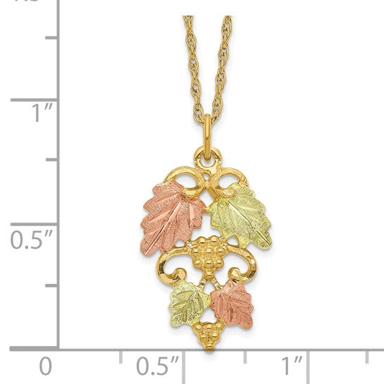 10kt Tri-color Black Hills Gold Necklace