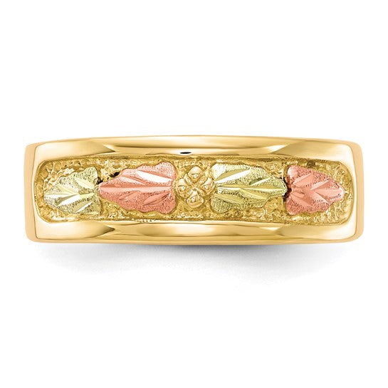 10kt Tri-color Black Hills Gold Ring