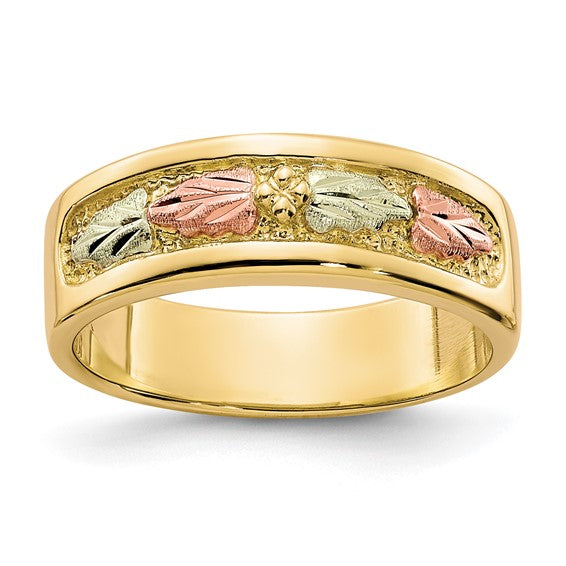 10kt Tri-color Black Hills Gold Ring